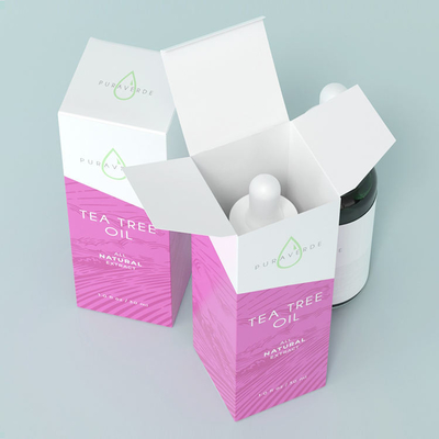 Logo OEM Folding Carton Box Pantone CMYK Color Collapsible Cardboard Box
