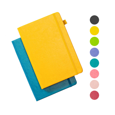Embossed Pu Leather Spiral Notebook Printing Jurnal Logo Kustom