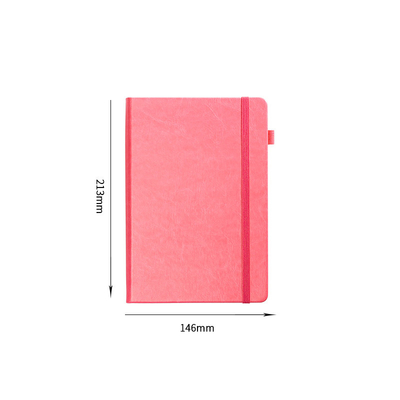 Embossed Pu Leather Spiral Notebook Printing Jurnal Logo Kustom