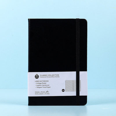 A5 A6 Cetak Sampul Buku Kustom Terukir Kulit Asli Terikat
