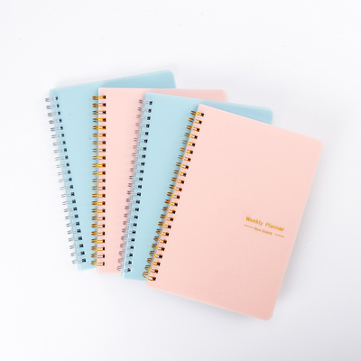 A5 Buku Harian B5 Spiral Notebook Mencetak Jurnal Kulit yang Dapat Disesuaikan