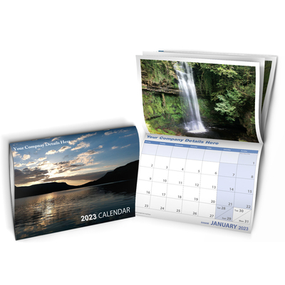 Pekerjaan Kantor 2024 Desk Calendar Printing Custom Sewing Binding