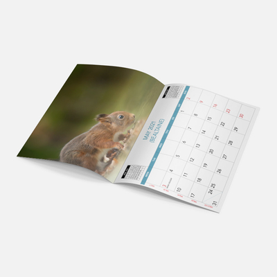 Custom Made Kalender 2024 Pencetakan Flip Desk Table