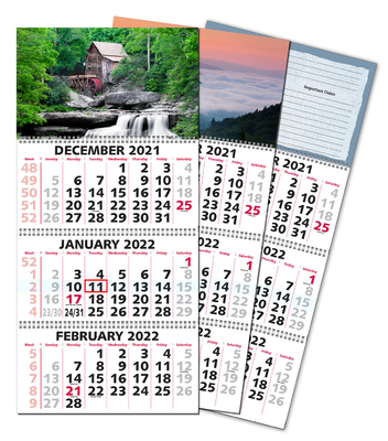 Layanan Pencetakan Kalender Pribadi Logo Khusus Ditcetak 12x18 Meja Atas Meja
