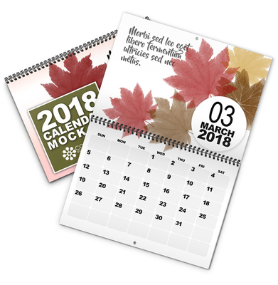 Grosir Hadiah Oem Kalender Custom Pencetakan Plastik Tear Off Wallpaper Lapisan UV
