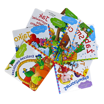 Saddle Sewing A5 Baby Book Printing Custom Hard Cover Coated Paper