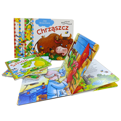 Saddle Sewing A5 Baby Book Printing Custom Hard Cover Coated Paper