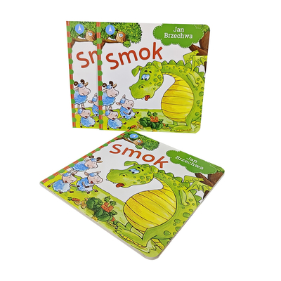 Anak-anak A5 Anak-anak Papan Buku Pencetakan Hardcover Full Color Service