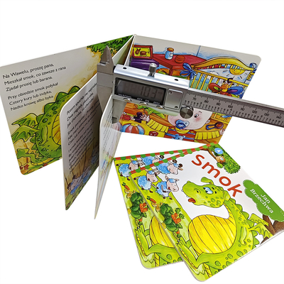 Anak-anak A5 Anak-anak Papan Buku Pencetakan Hardcover Full Color Service