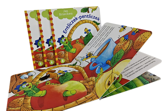Custom A4 Book Toddler Pencetakan Dilapisi