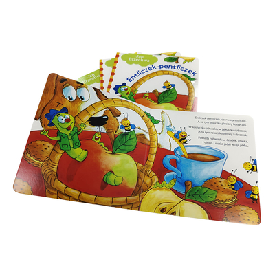Custom A4 Book Toddler Pencetakan Dilapisi