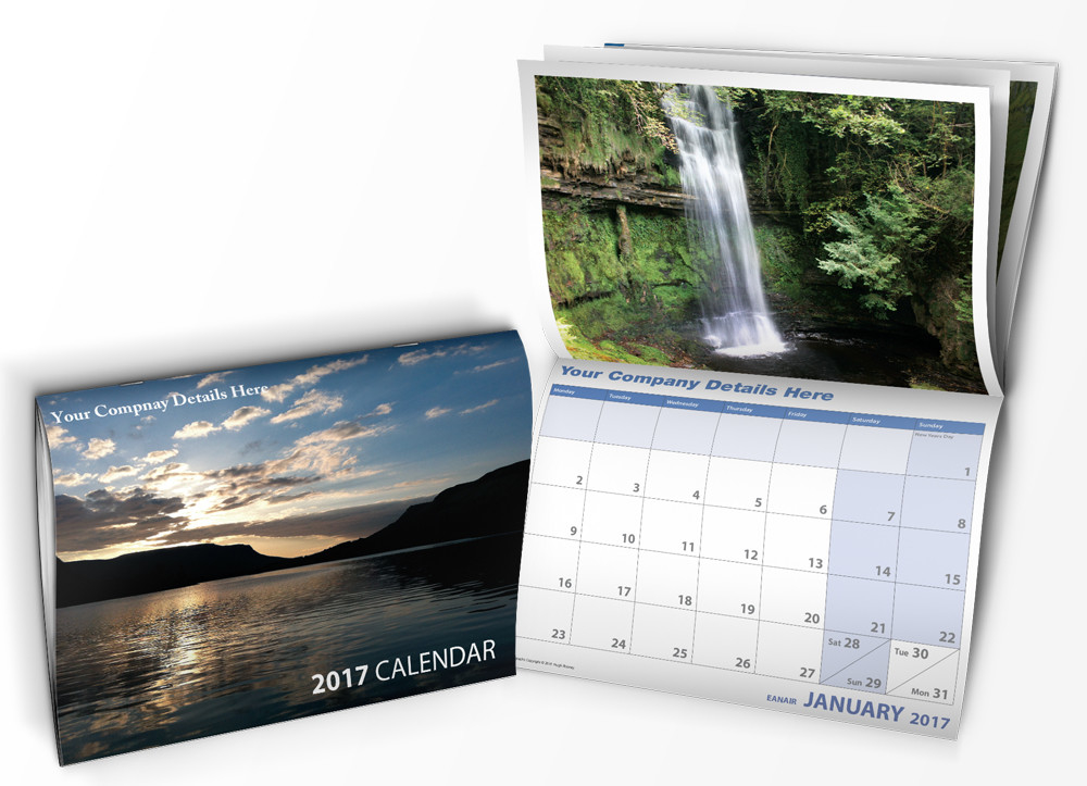 Kertas Kerajinan Warna CMYK Kalender Dinding A3 A4 A5 A6 Kalender Meja Horizontal